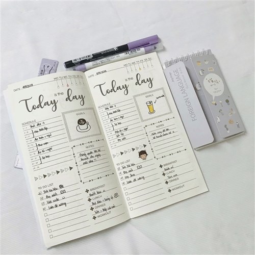 6 bước lập kế hoạch cá nhân bằng sổ tay Planner 