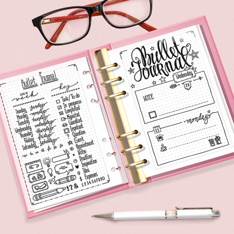 Bullet Journal: Bullet Journal là một cách thú vị và hiệu quả để tổ chức cuộc sống của bạn. Tự thiết kế cho mình một lịch trình, kế hoạch và danh sách công việc, tất cả đều được sắp xếp trong một cuốn sổ nhật ký duy nhất. Hãy khám phá những mẹo để tạo ra một bullet journal đẹp và hiệu quả, giúp bạn đạt được những mục tiêu của mình một cách dễ dàng.