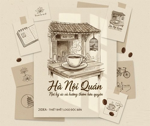 Thiết kế logo quán cafe tại Hà Nội đậm chất riêng