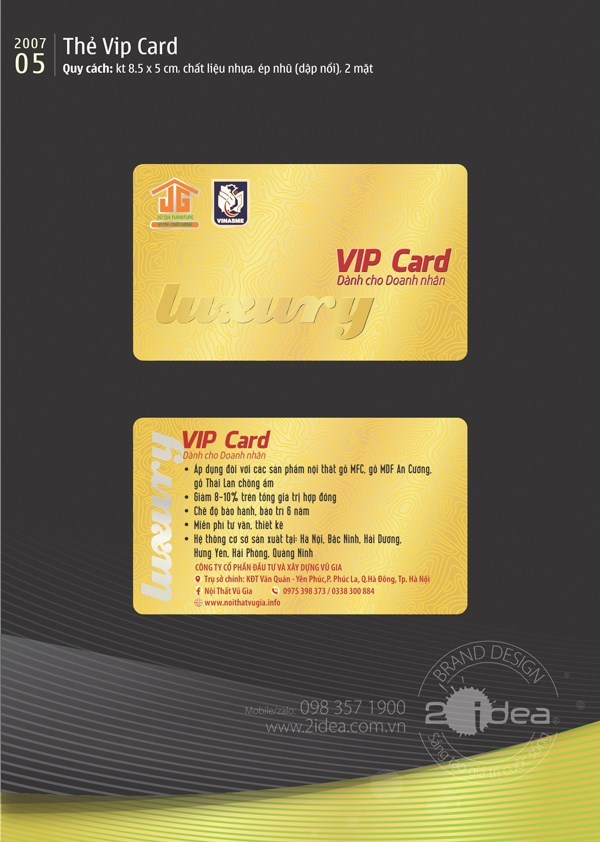 Bộ Thẻ VIP Card