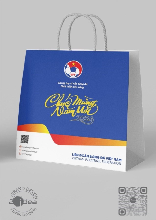 Túi giấy Liên đoàn bóng đá Việt Nam