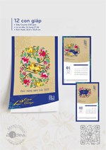 Lịch treo tường 12 con giáp