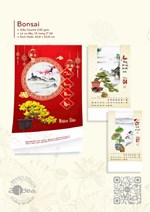 Lịch treo tường Cây bonsai