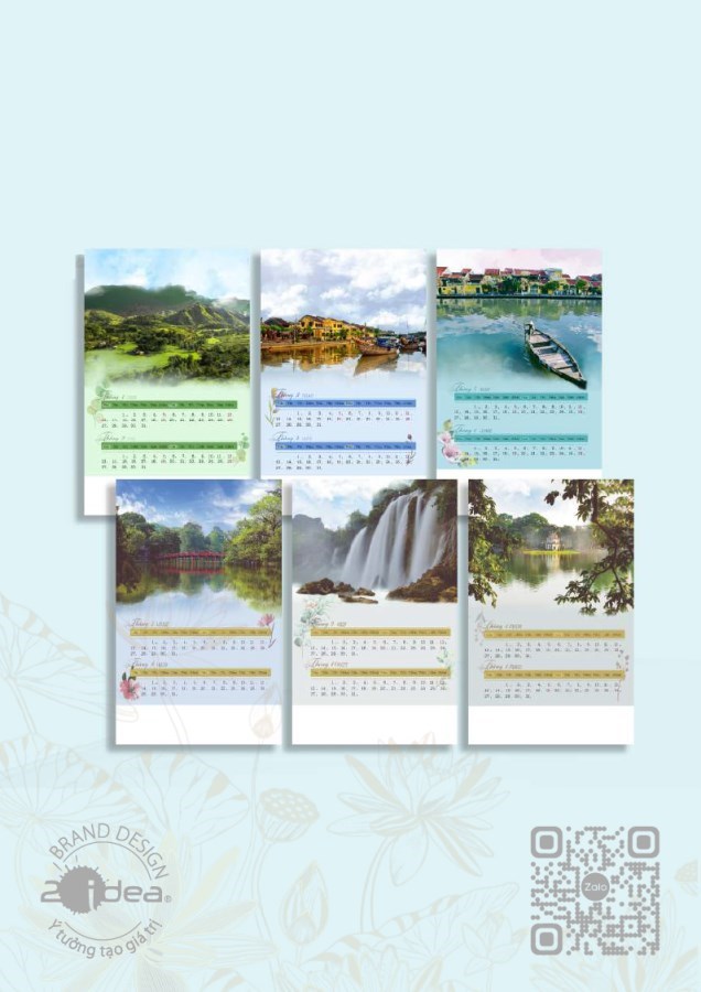 Lịch treo tường Phong cảnh Việt