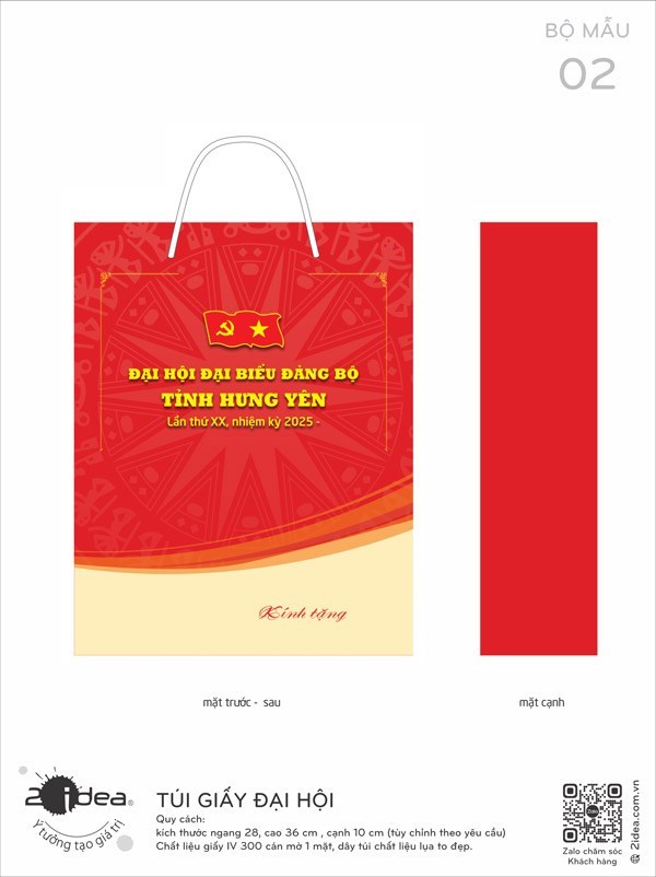 Bộ ấn phẩm mời Đại Hội_Tỉnh Hưng Yên 02
