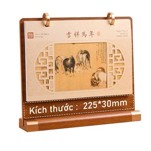 Lịch gỗ tranh nghệ thuật