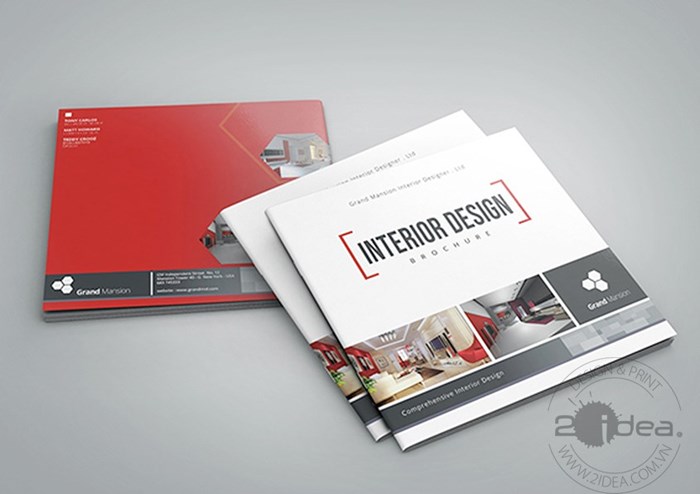 In catalogue đẹp công ty Inrterior Design